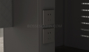 'Vistra' 8.5 Ft. Office Desk In Asti Walnut & Advanced Gray