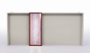 'Orion' 8 Feet Reception Desk In Seagull Gray