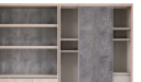 'Orion' 8 Feet Width Office Cabinet In Pearwood Finish