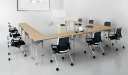 training room with modular classroom table