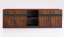 'Maxima' 8 Feet Office Credenza in Felix Walnut