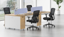 'Orsin' Mid Back Office Chair In Black Frame & Gray Mesh