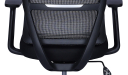 'Orsin' Mid Back Office Chair In Black Frame & Gray Mesh