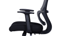 'Orsin' Mid Back Office Chair In Black Frame & Gray Mesh