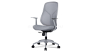 'Mist' Medium Back Office Chair In Glacier Gray Frame