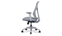 'Mist' Medium Back Office Chair In Glacier Gray Frame