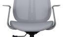 'Mist' Medium Back Office Chair In Glacier Gray Frame