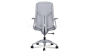 'Mist' Medium Back Office Chair In Glacier Gray Frame
