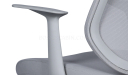 'Mist' Medium Back Office Chair In Glacier Gray Frame