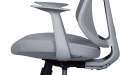 'Mist' Medium Back Office Chair In Glacier Gray Frame