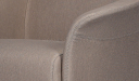'Fleur-M' One Seater Sofa With Curved Armrests