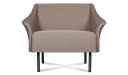 'Fleur-M' One Seater Sofa With Curved Armrests
