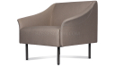 'Fleur-M' One Seater Sofa With Curved Armrests