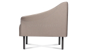 'Fleur-M' One Seater Sofa With Curved Armrests