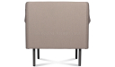 'Fleur-M' One Seater Sofa With Curved Armrests