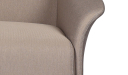 'Fleur-M' One Seater Sofa With Curved Armrests