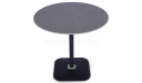 'Balence' Round Cafeteria Table With Gray Ceramic Top
