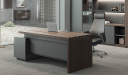 'Nexa' 6 Ft. Office Desk In Pari Walnut