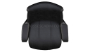 'Calm-A' High Back Office Chair In Black Leather