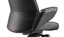 'Calm-A' High Back Office Chair In Black Leather