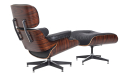 Eams Inspired Lounge Chair With Ottoman