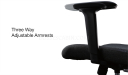 3 way adjustable armrests