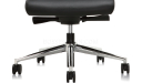 Vich Office Chair In Black Leather