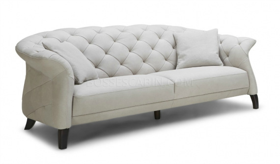four seater chesterfield sofa in leather
