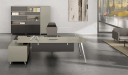 'Varna' 8 Feet Office Table in Glossy Lacquer Finish
