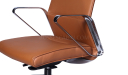 Hero Medium Back Chair In Tan Leather