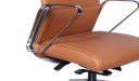 Hero Medium Back Chair In Tan Leather