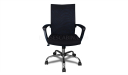 Black medium back office chair front view