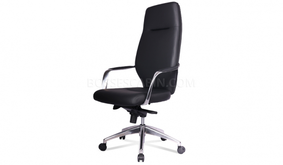 'Duke' High Back Office Chair In PU Leather