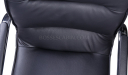 visitor chair with soft PU leather upholstery