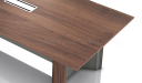 'Maxima' 8 Feet Meeting Table in Walnut Finish