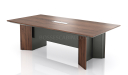 'Maxima' 8 Feet Meeting Table in Walnut Finish