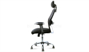 high back office chair with headrest and lumbar support