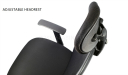 office chair with adjustable headrest