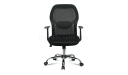 medium back computer chair with adjustable lumbar support