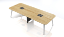 'Varna' 10 Feet Meeting Table In Light Oak