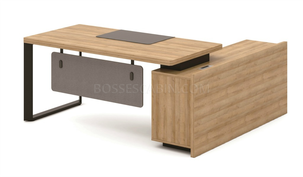 Compact Office Desk In Light Wood, Best Finish For A Wood Desk