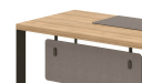 office table top in light oak finish