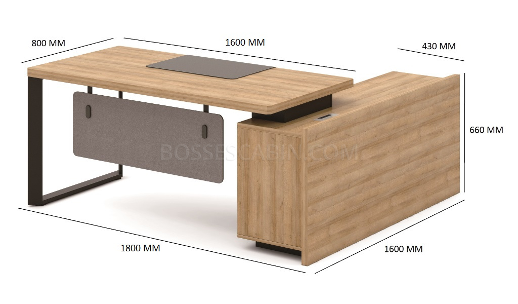 Office Desk In Light Wood | Office Furniture Online: 