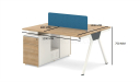 Kano Two Seater Workstation With Storage