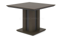 square meeting table in dark brown finish