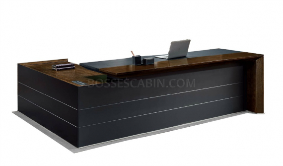 8 feet office table with leather pad