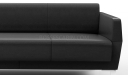 'Jane' Three Seater Sofa In Artificial Leather