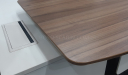 'Lipa' 7 Feet Desk With Ergonomic Curved Top