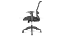 black executive chair with ergonomic back rest