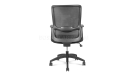 office chair with ergonomically designed back